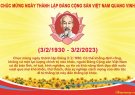 Kỷ niệm 93 năm ngày thành lập Đảng Cộng sản Việt Nam (3/2/1930 - 3/2/2023)